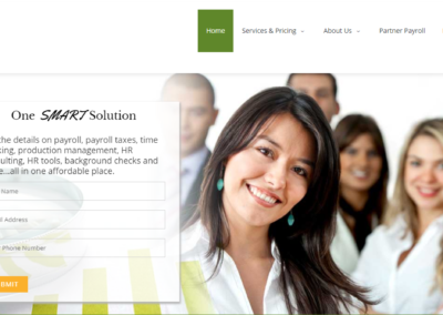 Web Design and Marketing Suite for Payroll Company